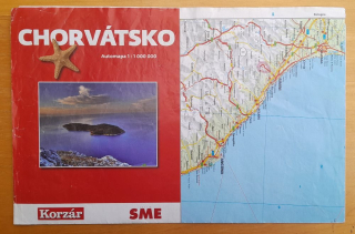 Chorvátsko / Automapa 1 : 1 000 000