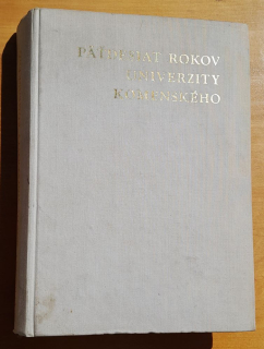 Päťdesiat rokov Univerzity Komenského