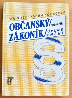 Občanský zákoník / rejstřík - úplné znění
