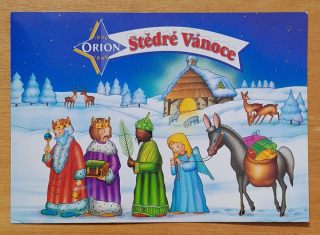 Vianočná pohľadnica - Štědré Vánoce - Orion