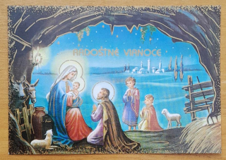 Vianočná pohľadnica - Radostné Vianoce