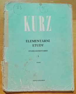 Elementární etudy / Études élémentaires 1. / Piano