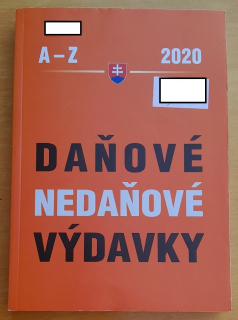 Daňové a nedaňové výdavky 2020 A - Z