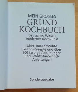 Mein grosses Grund Kochbuch