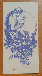 Medzinárodný deň žien - skladacia pohľadnica