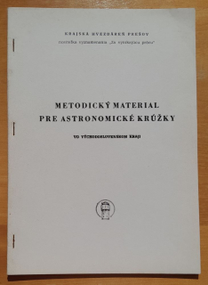 Metodický materiál pre astronomické krúžky vo Východoslovenskom kraji