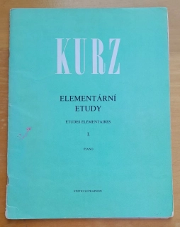 Elementární etudy / Études élémentaires 1. / Piano