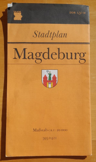 Magdeburg / Stadtplan / DDR