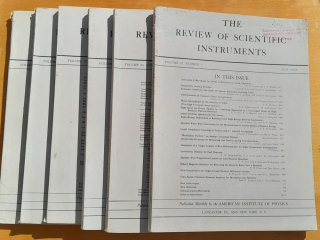 The review of scientific instruments 1954 / 1-5, 7