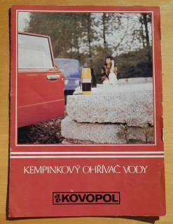 Kempinkový ohřívač vody Kovopol - Záruční list 