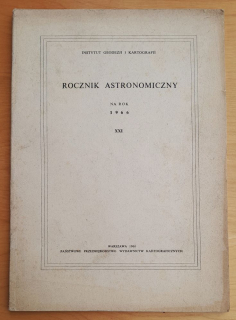 Rocznik astronomiczny Observatorium Krakowskiego na rok 1966