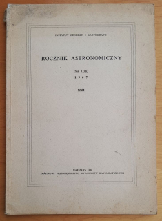 Rocznik astronomiczny Observatorium Krakowskiego na rok 1967
