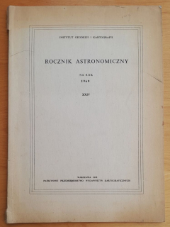 Rocznik astronomiczny Observatorium Krakowskiego na rok 1969