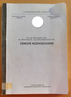 Cenové rozhodovanie / Fakulta podnikového manažmentu