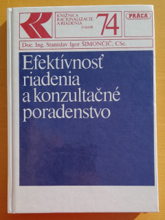 Efektívnosť riadenia a konzultačné poradenstvo