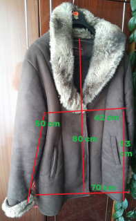 Dámsky kožušinový kabátik / umelá kožušinka, textil, mäkký a hrejivý