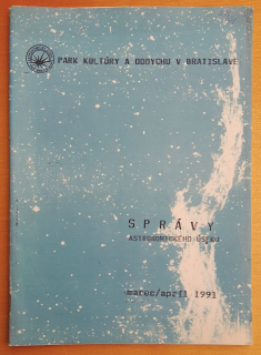 Správy astronomického úseku