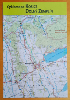Cyklomapa Košice - Dolný Zemplín / 1 : 125 000