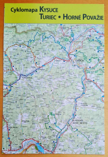 Cyklomapa Kysuce - Turiec - Horné Považie / 1 : 125 000