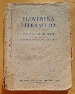 Slovenská literatúra / Pokusné učebné texty pre 10. ročník Všeobecnovzdelávacích škôl
