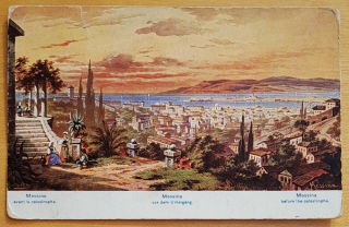 Taliansko - Sicília - Messine avant la catastrophe - 1916