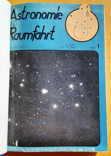 Astronomie und Raumfahrt 1.- 6. 1983 + 1.- 6./1984 + 1.- 6./1985 + 1.- 6./1986