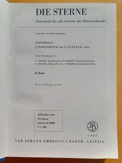 Die Sterne 1.- 6./1988 + 1.- 6./1989 / Hviezdy