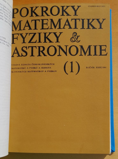 Pokroky matematiky, fyziky a astronomie - 1.- 6. / 1986