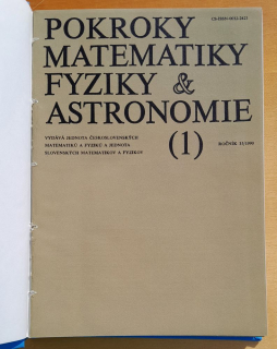 Pokroky matematiky, fyziky a astronomie - 1.- 6. / 1990