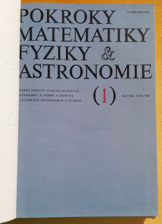 Pokroky matematiky, fyziky a astronomie - 1.- 6. / 1984
