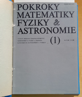 Pokroky matematiky, fyziky a astronomie - 1.- 6. / 1988