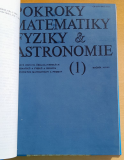 Pokroky matematiky, fyziky a astronomie - 1.- 6. / 1989