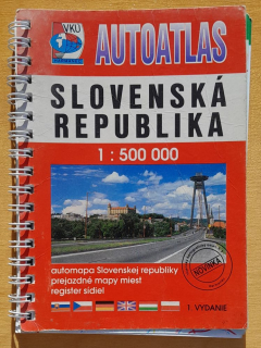 Autoatlas / Slovenská republika / Mierka 1 : 500000
