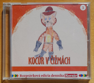 Kocúr v čižmách CD rozprávka