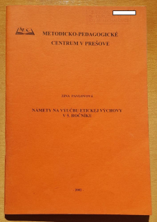 Námety na výučbu etickej výchovy v 5. ročníku