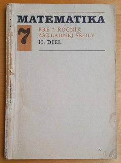Matematika pre 7. ročník základnej školy II.diel