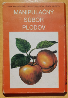 Manipulačný súbor plodov / 24 kariet / Metodická príručka pre učiteľov