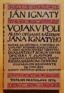 Vojak v poli alebo opísanie zážitkov Jána Ignatyho