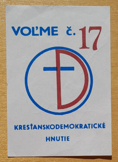Volebná reklama - Voľme č. 17 KDH