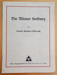 Die Wiener Hofburg / Verzeichnis der Bildtafeln