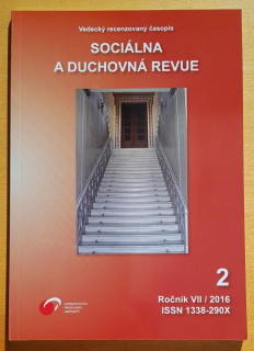 Sociálna a duchovná revue 2016 / 2