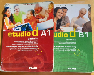 Studio d / učebnice A1 a B1 / slovní zásoba po lekcích A2 a B1