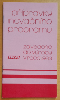 Přípravky inovačního programu zavedené do výroby v roce 1983