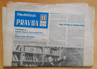 Nedeľná Pravda 23. 3.1987
