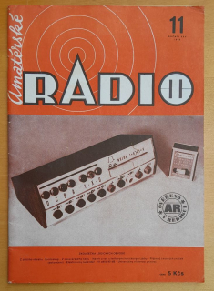Amatérské radio / Časopis pro radiotechniku a amatérské vysílání
