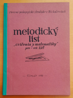 Metodický list cvičenia z matematiky