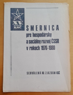 Smernica pre hospodársky a sociálny rozvoj ČSSR v rokoch 1976-1980
