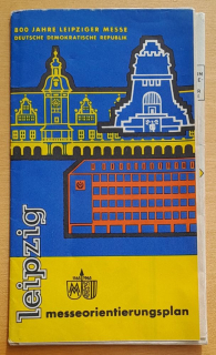 Karte Leipzig - messeorientierungsplan