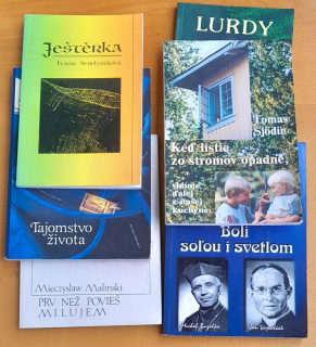 Balíček náboženských kníh pre veriacich - výpovede osobností a o osobnostiach - vhodné ako darček.