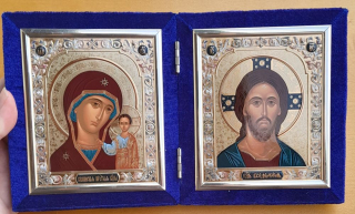 Dvojikona Panna Mária s Ježiškom a Sv. Peter